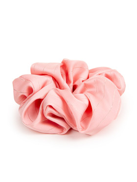 Резинка для волос розового цвета, принт полоска