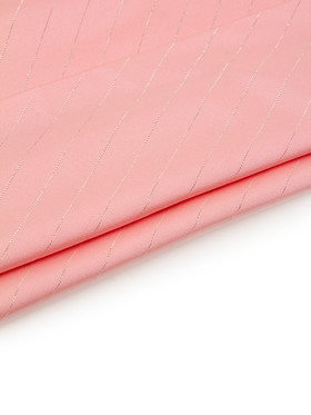 Резинка для волос с платком розового цвета, принт полоска