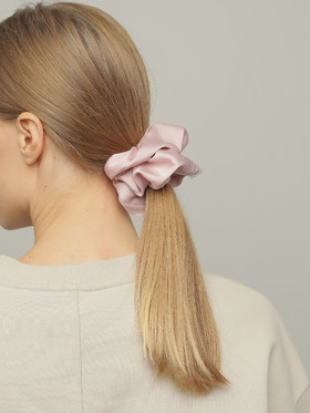 Комплект резинок для волос вишневого и розового цвета 2 шт.