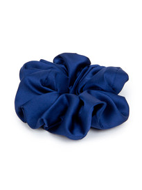 Комплект аксессуаров резинка и ободок синего цвета