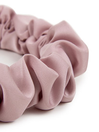 Комплект аксессуаров резинка и ободок розово-лилового цвета