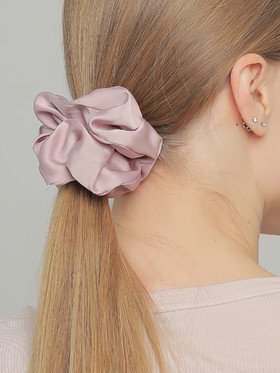 Резинка для волос розово-лилового цвета